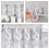 S-hook towel hanger plastic white PP 12 pcs 6