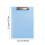 Recycled Plastic Clipboard Light Blue 8.8 x 12.3 Inch 3
