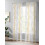Orange Grey Tree Branch Voile Curtains 52x84 in Light 4