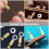 Ibasenice Leather Locking Tool Set 4 pcs Brass Stainless 6