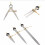 Steel Wing Divider for Leather Craft Adjustable Rotating 7