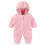 Fleece Jumpsuit for Babies 3M-3Y Hooded Long Sleeve 2