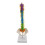 Colored Human Spine Skeleton Model with Stand and Pelvis 5