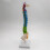 Colored Human Spine Skeleton Model with Stand and Pelvis 7