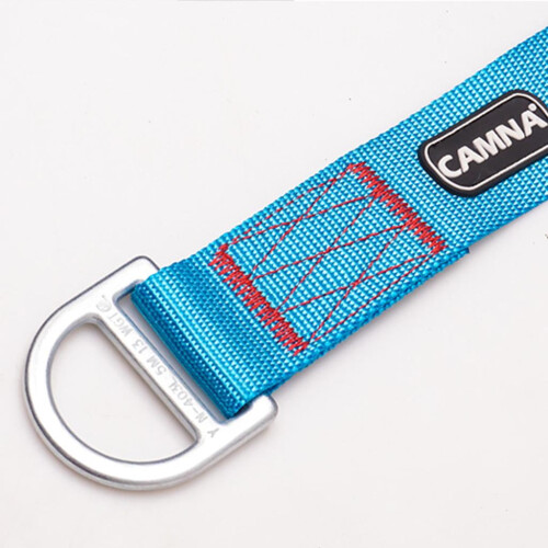 Safety Lanyard Adjustable Shock Absorbing Belt 3-5.3 Ft 2
