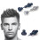 Punk Nail Screw Ear Stud White 1 Pair 8