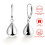 925 Sterling Silver Water Drop Earrings 1 Pair 3