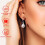 925 Sterling Silver Water Drop Earrings 1 Pair 6