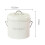 Kitchen Compost Bin with Handle 1.3 Gallon Milky White 3