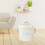 Kitchen Compost Bin with Handle 1.3 Gallon Milky White 5