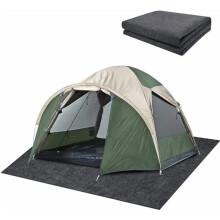 Camping Tent Carpet Mat Waterproof 6.2 x 5 Ft