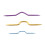 Cable Needle Set Assorted Colors 3 Pieces 4