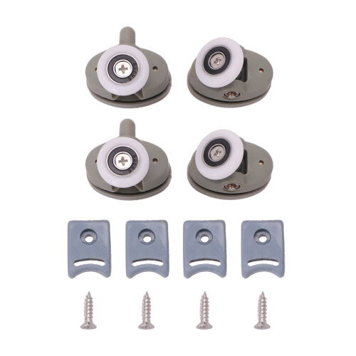 Single Shower Door Wheels Set 23mm 1