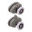 Single Shower Door Wheels Set 23mm 6