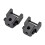 Scroll Saw Blade Clamp Holder Pin 2 Pcs Black Metal 3
