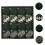 Flocked Christmas Ornaments Brown Plastic 16 Pack 2
