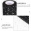Black Glitter Tulle Fabric Roll 2250 x 15 cm 8