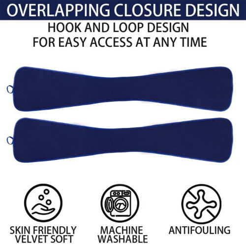Adjustable Washable Cloth Bibs for Adults Seniors Disabled 2
