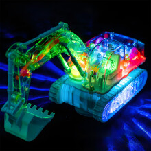 Transparent Gear Toy Car for Kids Ages 3-6