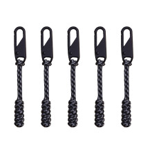 Paracord Zipper Pulls Outdoor Camping Hiking Gear 5-Pack