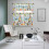 Set di tende da cucina pasquali con coniglietto "È risorto" (giallo) 5
