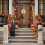 Halloween trähängande skylt fladdermöss 11,8 tum 7