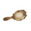 Vintage oval hand mirror with embossed floral design 5