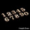 Wood Number Embellishments 0-9 100 Pieces 7