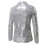 Men's Sequin Jacket Slim Fit Notched Lapel 1-Button 2