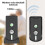 Wireless Rechargeable Doorbell Intercom with 1000m Range 3