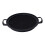 BBQ Roasting Pan Non-Stick Indoor Barbecue Tray Black 1 Pack 4