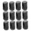 Valve Stem Caps Black Aluminum Alloy 24 Pcs 5