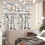 Rustic Coffee Tool Valance Curtains Wood Texture 54x18in + 4