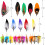 Hat Feathers 20 pcs 10 styles peacock natural 4
