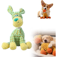 Indestructible Chew Toy for Aggressive Chewers Orange 1pc