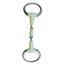Horse Snaffle Bit, Stainless Steel Loose Ring Horse Mouth Bit, Loose Link Horse Mouth Bit for Horse Training and Riding
