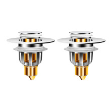 Stainless Steel Basin Pop-up Drain Filter 2 Pcs