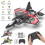 Foam Fixed-Wing Drone with LED Lights and 2.4G RC 1