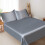 Ice Silk Bed Sheet Set Soft Breathable 3-Piece 4