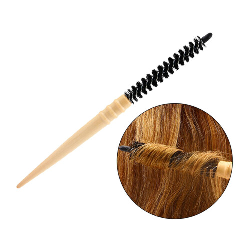 Small Round Hair Brush with Nylon Bristles 2