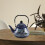 TISHITA enamel tea kettle blue 1.5L with lid 8