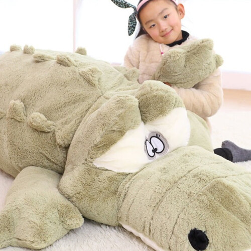 Realistic Crocodile Plush Pillow Jumbo 24 inches 2