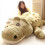 Realistic Crocodile Plush Pillow Jumbo 24 inches 6