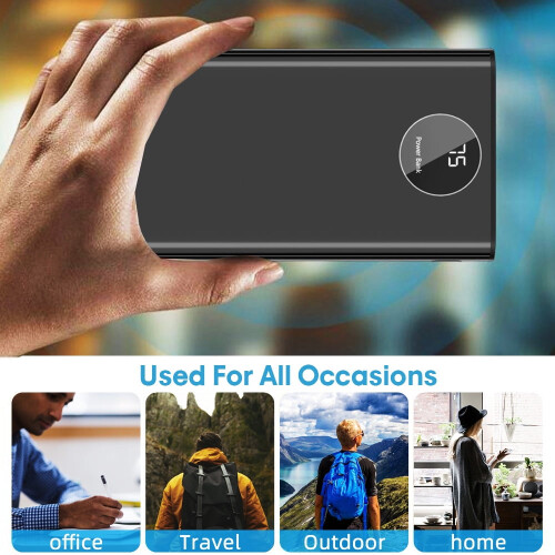 20000mAh Power Bank with LED Display and Flashlight 22.5W 1