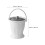 Chamber Pot Urinal Portable Plastic Grey 1 Set 6
