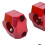 Motorcycle Handlebar Riser Aluminum Alloy Red 8