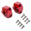 Motorcycle Handlebar Riser Aluminum Alloy Red 4