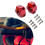 Motorcycle Handlebar Riser Aluminum Alloy Red 6