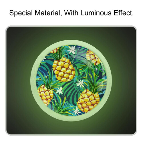 Glow-in-the-Dark Crystal Cabinet Knobs Palm Pineapple 1