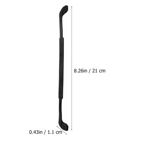 Silicone Eyeglass Straps Black Glass Strings 2 Pcs 1